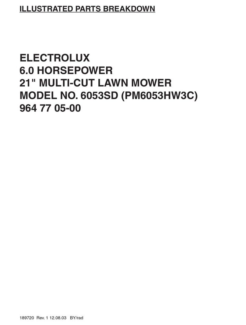 Electrolux 6053SD Illustrated parts breakdown