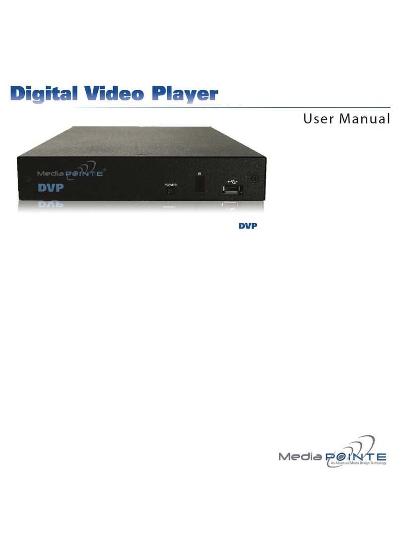 Media Pointe DVP user manual