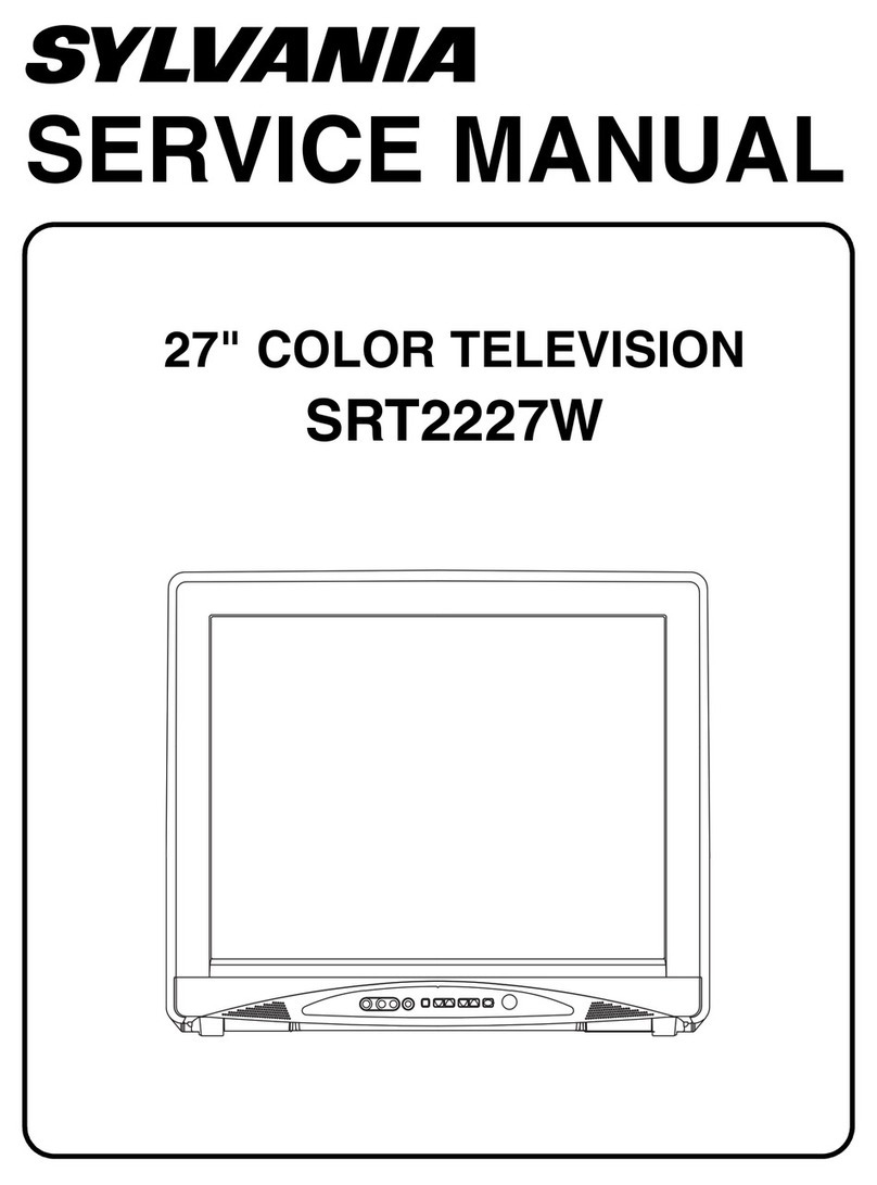 Sylvania SRT2227W User manual
