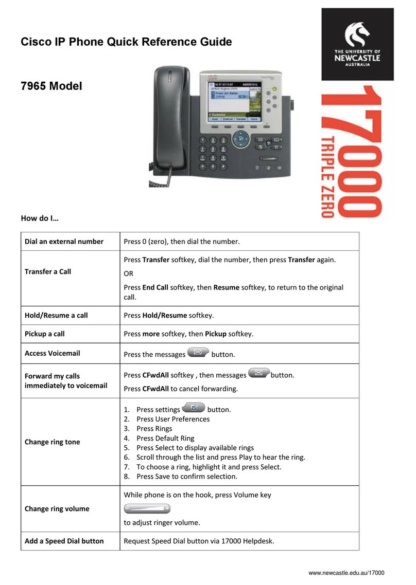 Cisco 7965 User manual