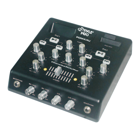 Pyle Pro PDMXi4U owner's manual
