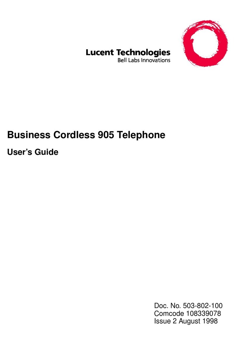 Lucent Technologies 905 user guide
