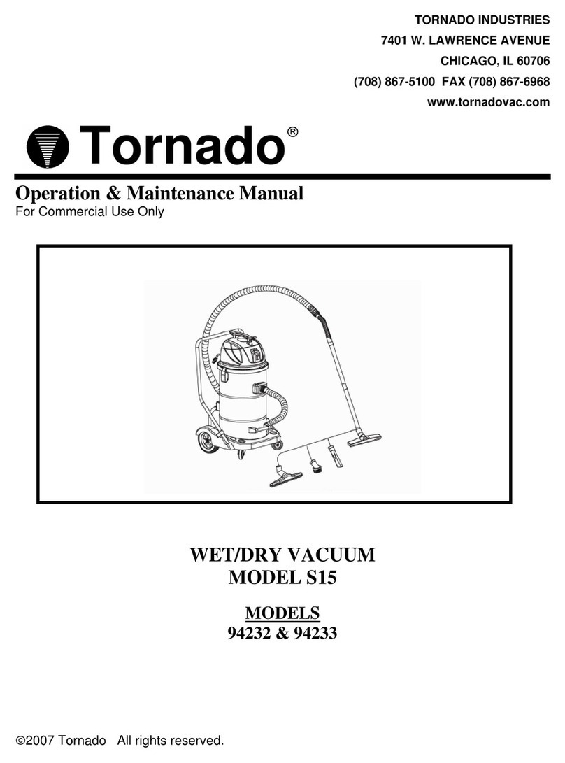 Tornado S15 Operation & maintenance manual