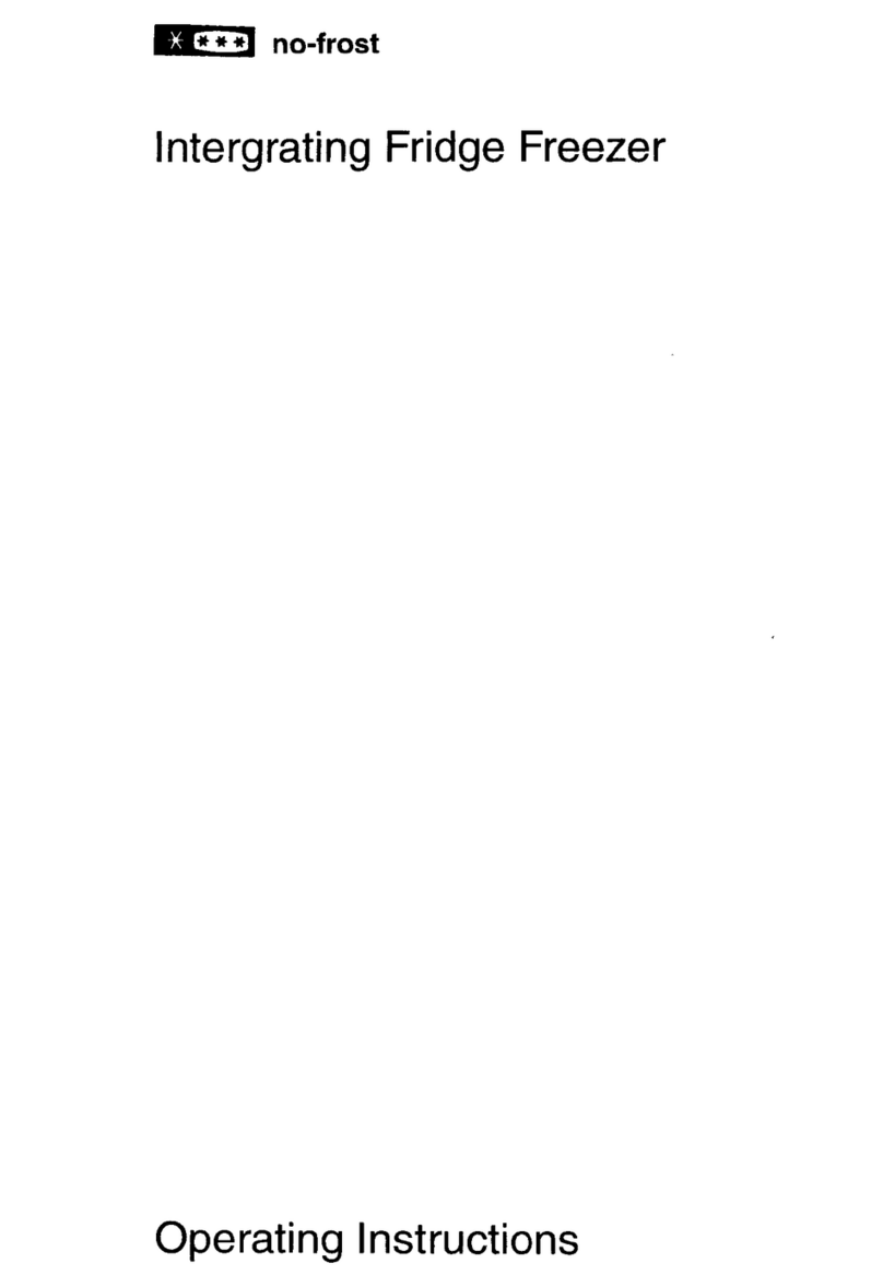 AEG Integrating Fridge freezer User manual