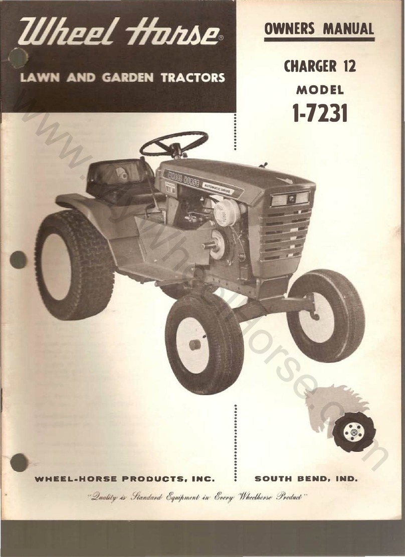 Wheel Horse 1-7231 owner's manual