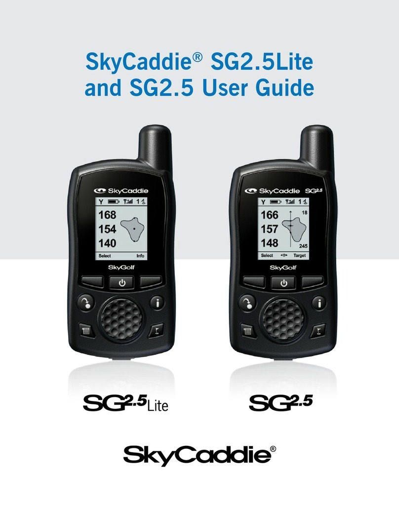 SkyCaddie SG2.5Lite user guide