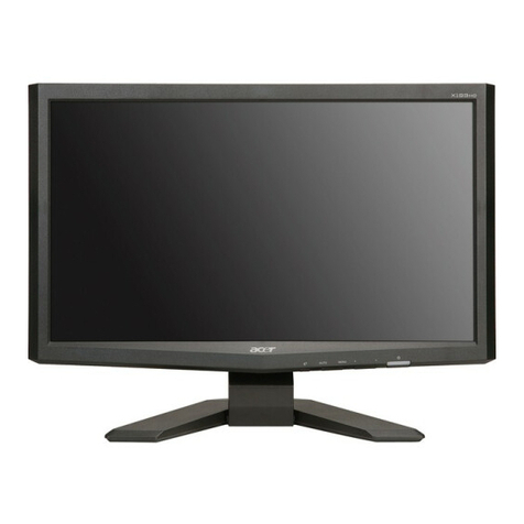 Acer X193HQ Series User manual