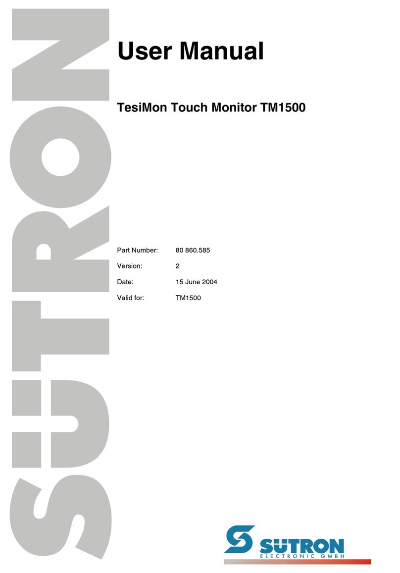 Sutron TesiMon TM1500 User manual