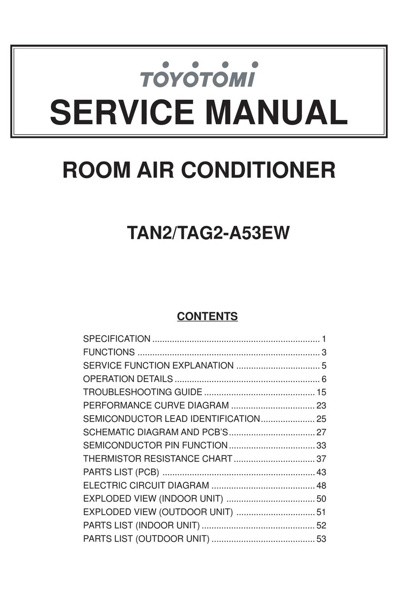 Toyotomi TAN2-A53EW User manual