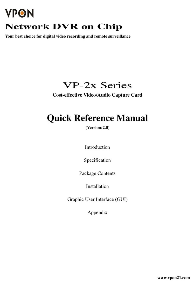 Vpon VP-2 Series Quick reference manual Vpon VP-2 Series Quick reference manual