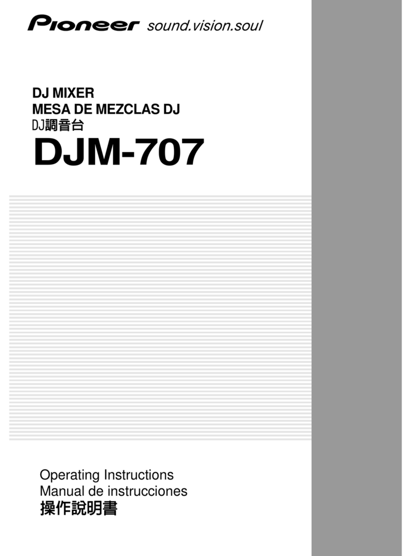 Pioneer DJM-707 User manual