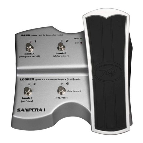 Peavey SANPERA I User manual