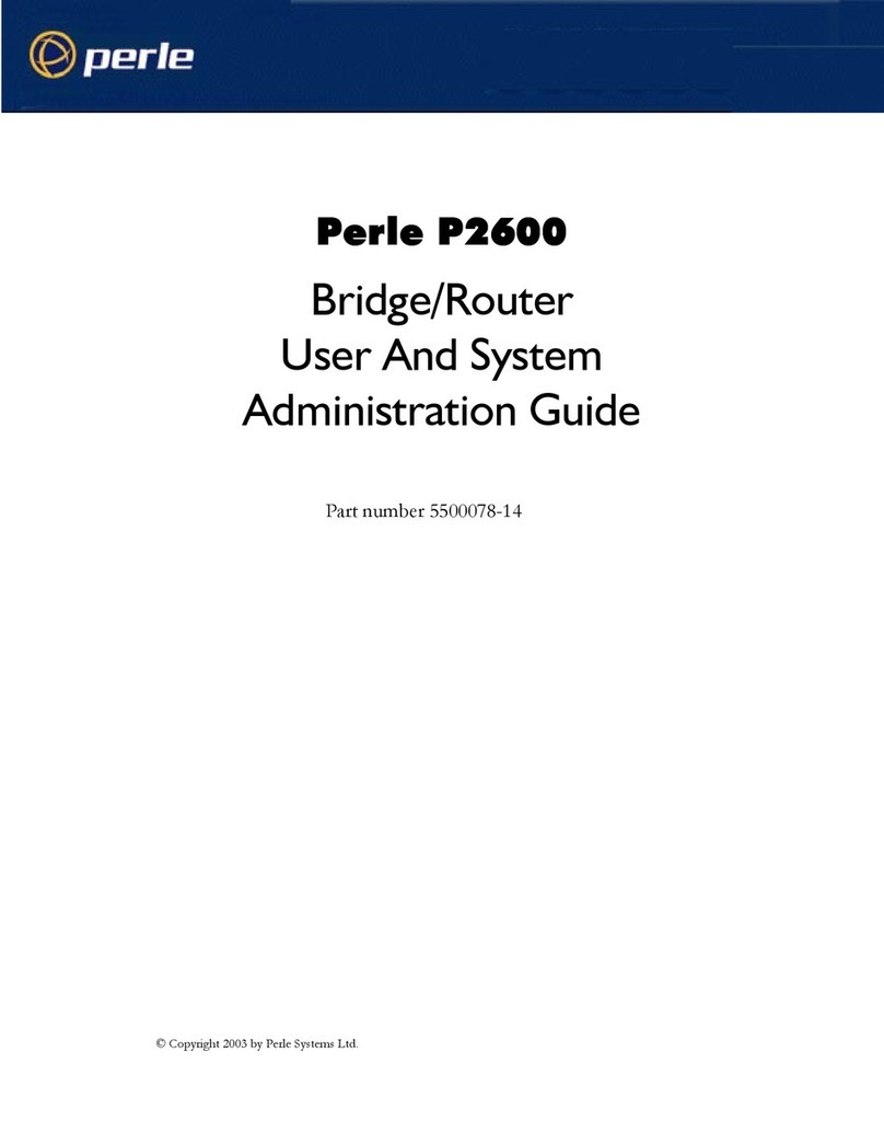 Perle P2600 Instruction Manual Perle P2600 Instruction Manual