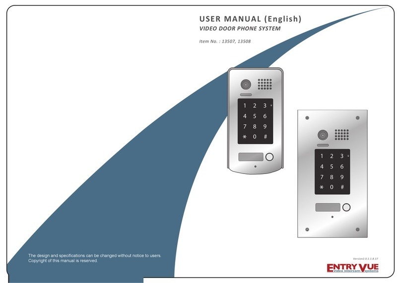 Entryvue 13507 User manual