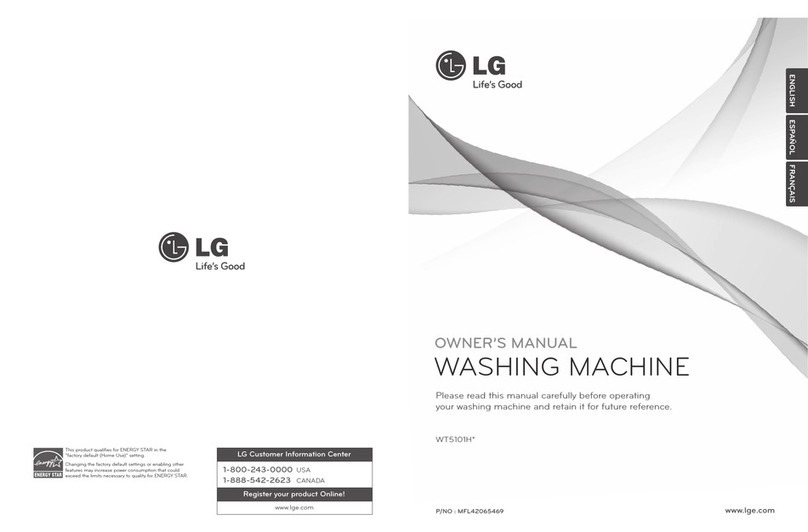 LG WT5101H Series User manual