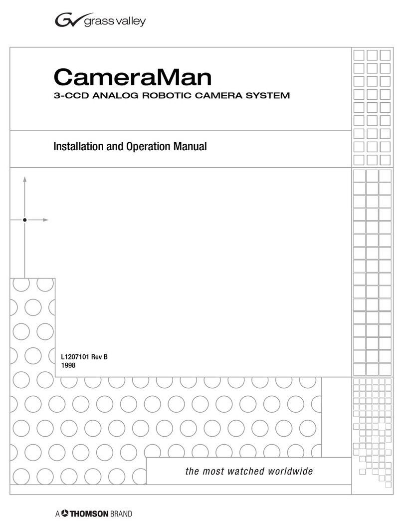 GRASS VALLEY CameraMan User manual