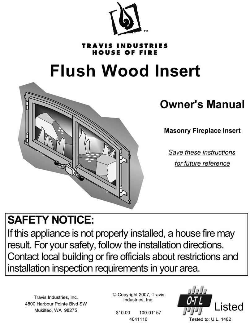 Travis Industries Flush Wood Insert User manual