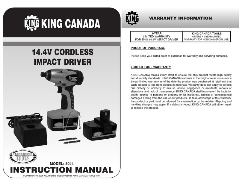 King Canada 8044 instruction manual
