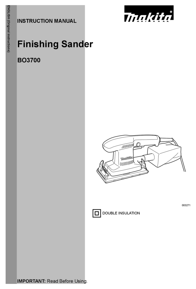 Makita BO3700 instruction manual Makita BO3700 instruction manual