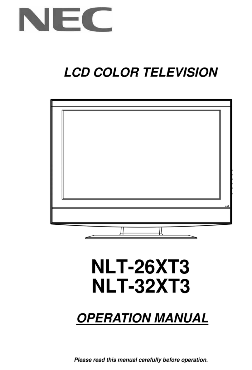 NEC NLT-26XT3 User manual NEC NLT-26XT3 User manual