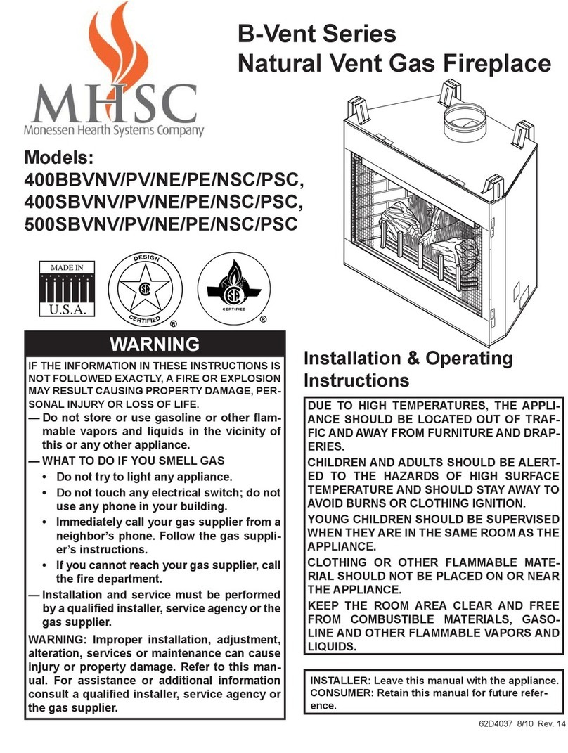 MHSC B-Vent 400BBVNV Manual