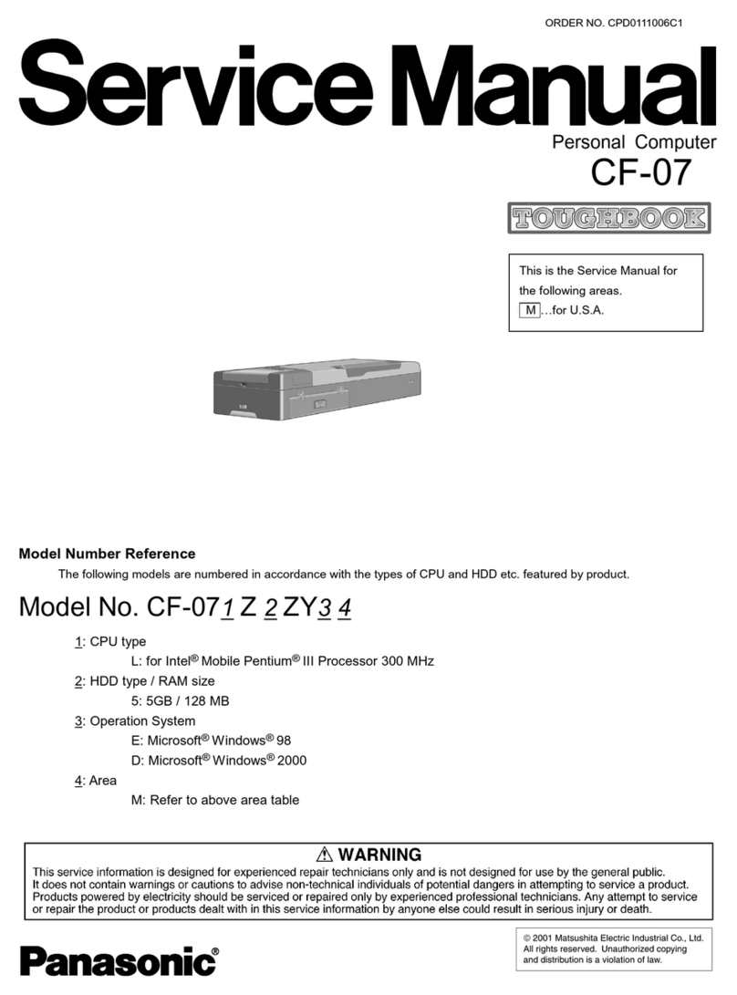 Panasonic CF-07 Series User manual