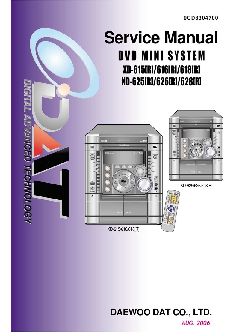 Daewoo XD-615 User manual