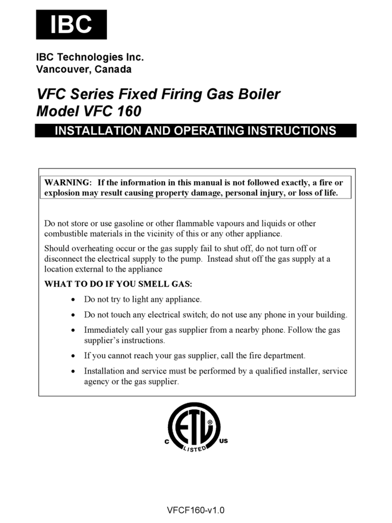 IBC Technologies VFC 160 User manual