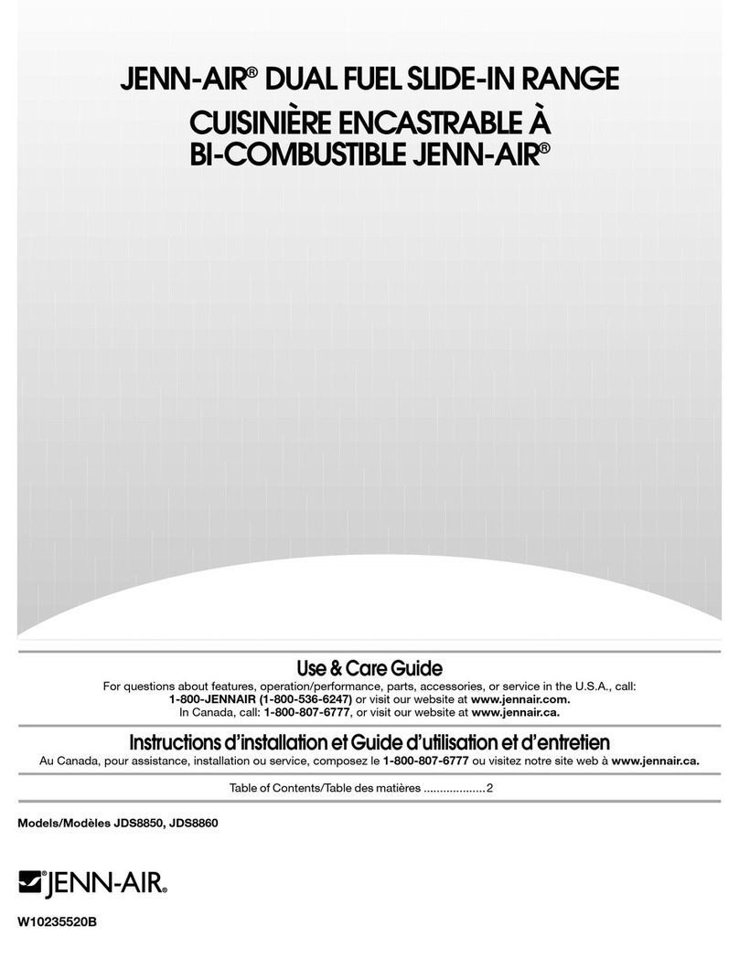 Jenn-Air JDS8850 User manual