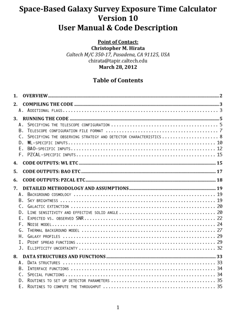 Caltech Spice-Based Galaxy Calculator Survey