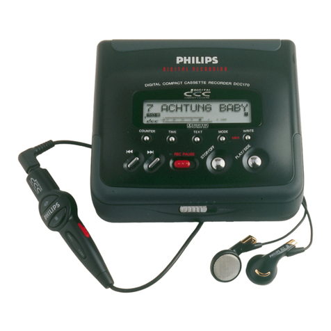 Philips DCC 170 User manual