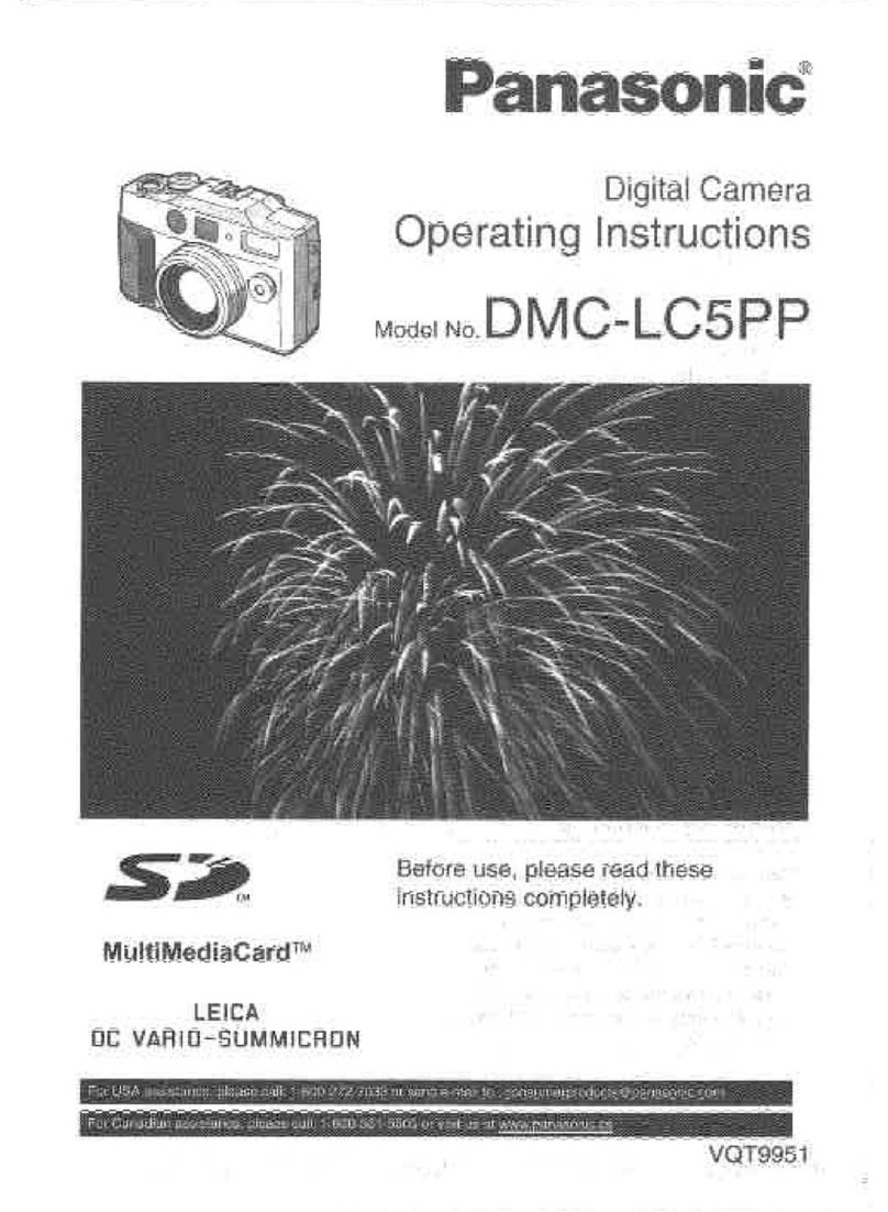 Panasonic Lumix DMC-LC5PP User manual