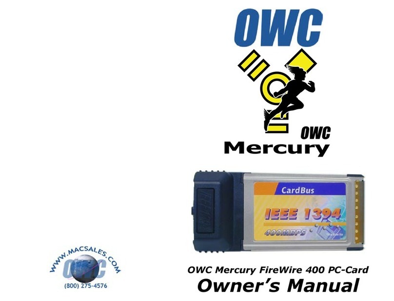 OWC Mercury FireWire 400 owner's manual