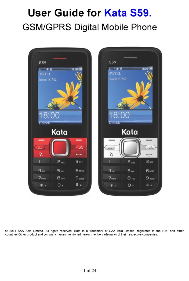 KATA Kata S59 User manual