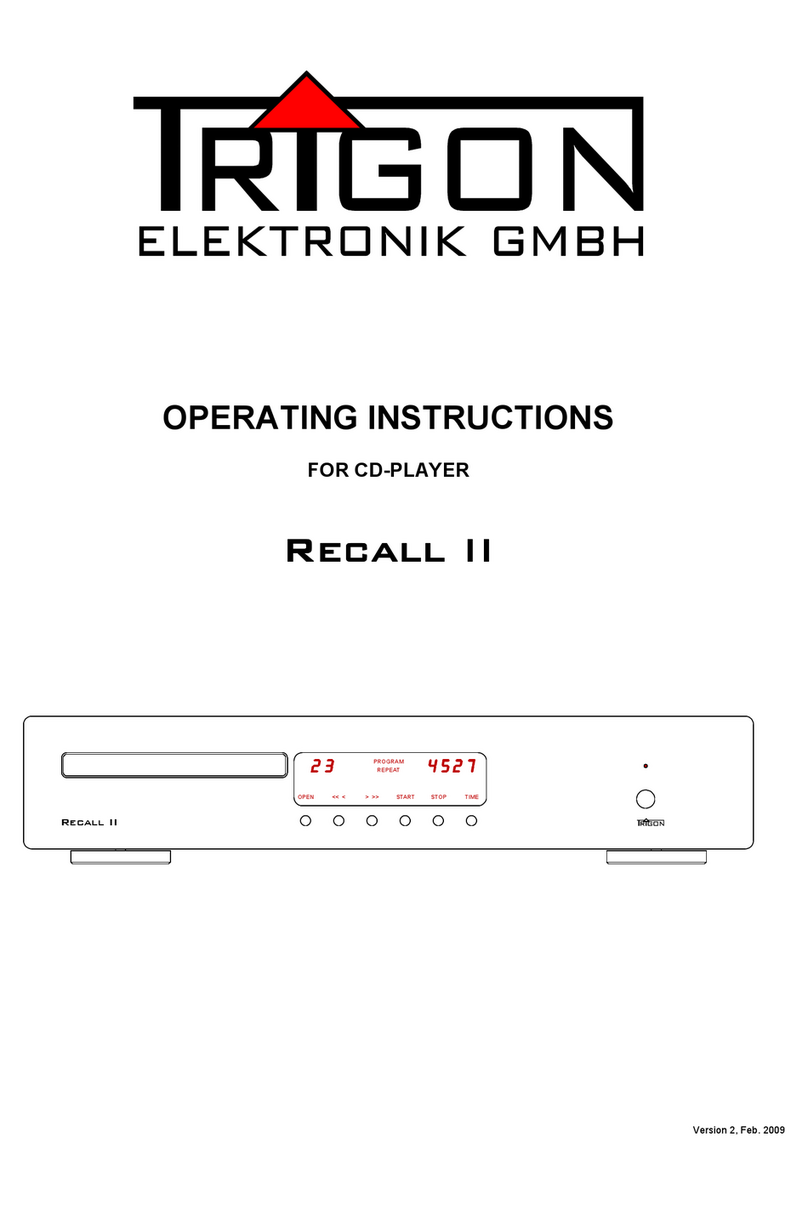 Trigon Recall II operating instructions