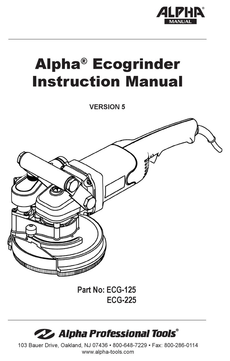Alpha ECG-125 User manual