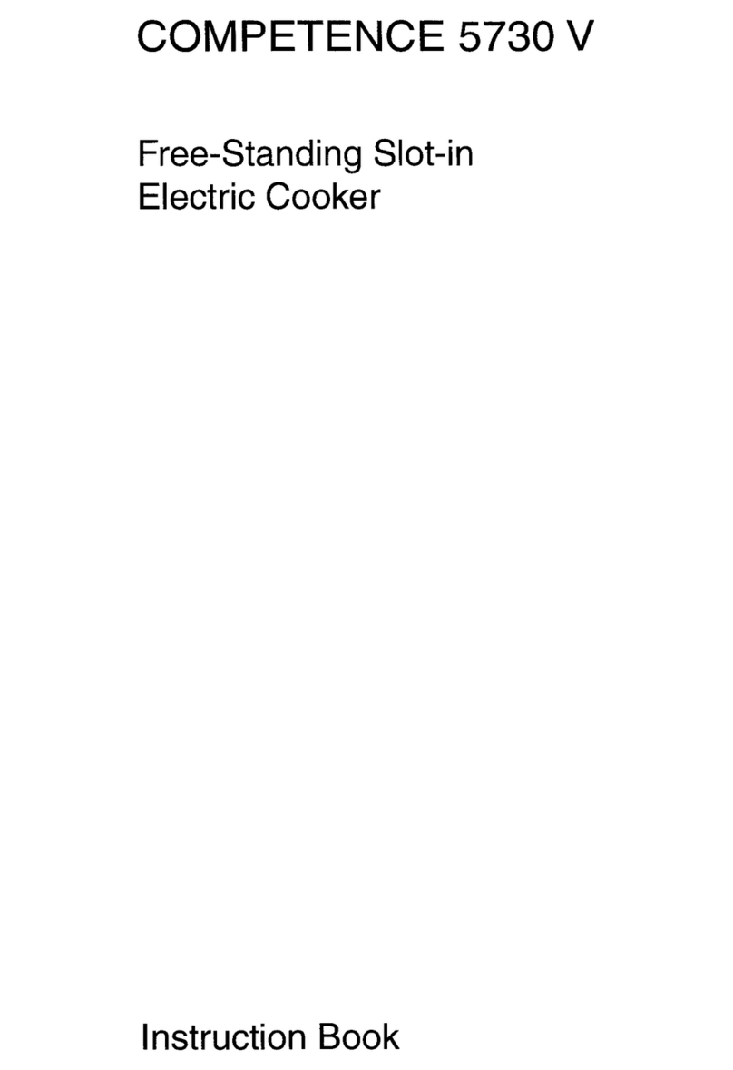 AEG Competence 5730 V User manual