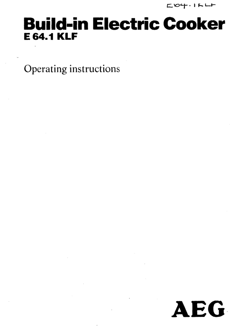 AEG E 64.1 KLF User manual