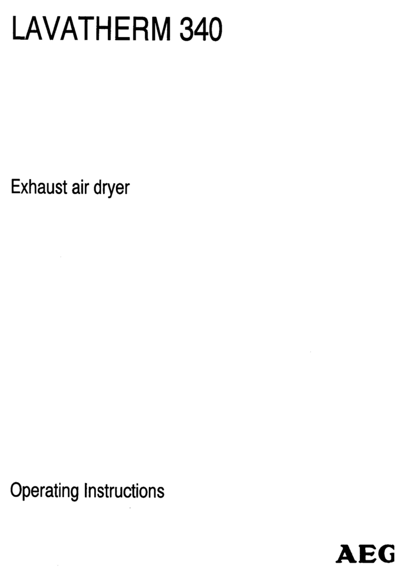 AEG LAVATHERM 340 User manual