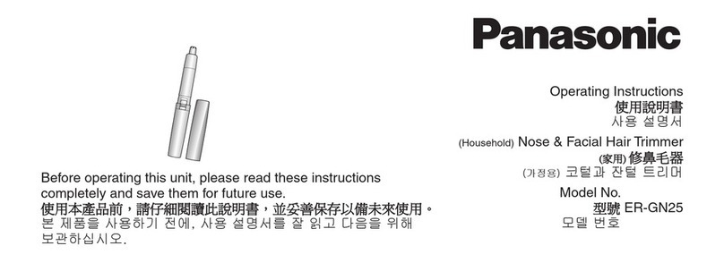 Panasonic ER?GN25 User manual