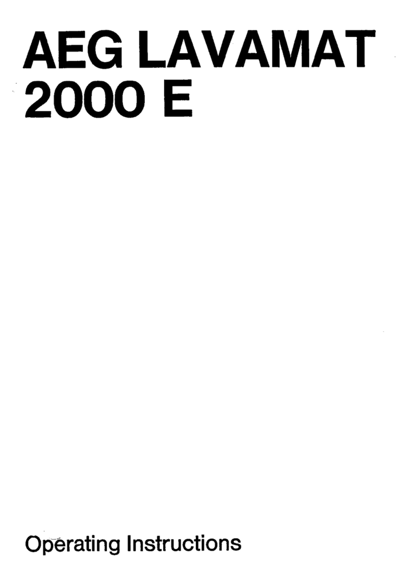 AEG lavamat 2000 E User manual