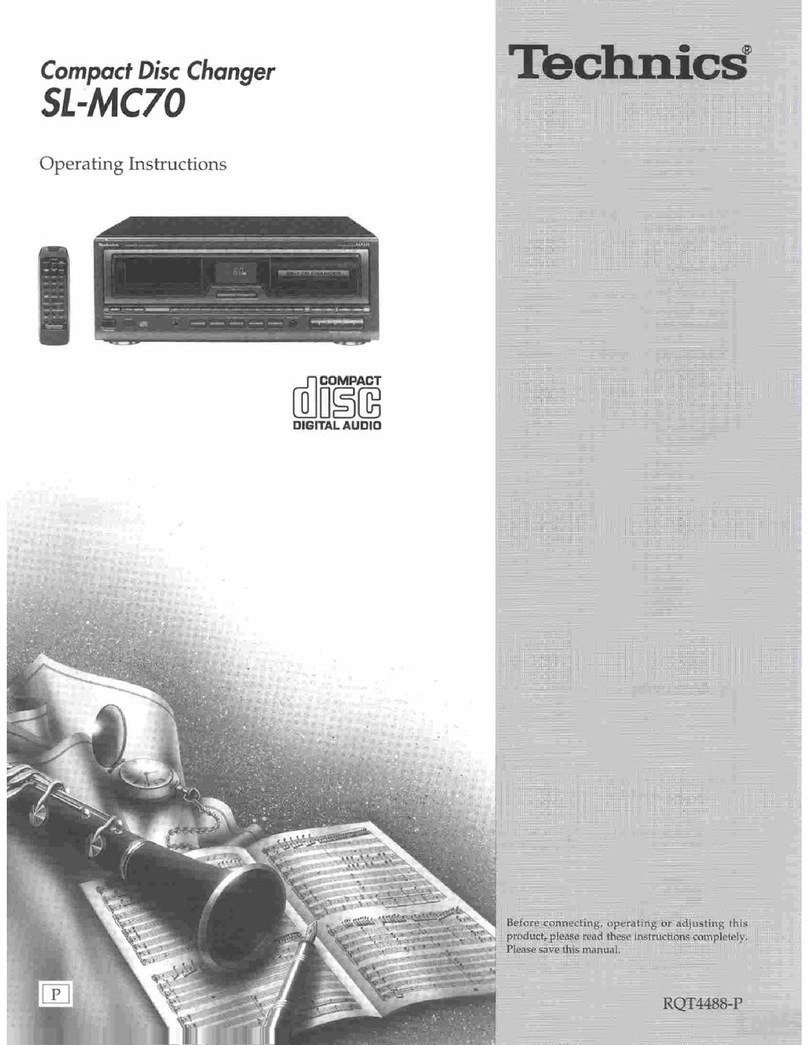 Technics SL-MC70 User manual
