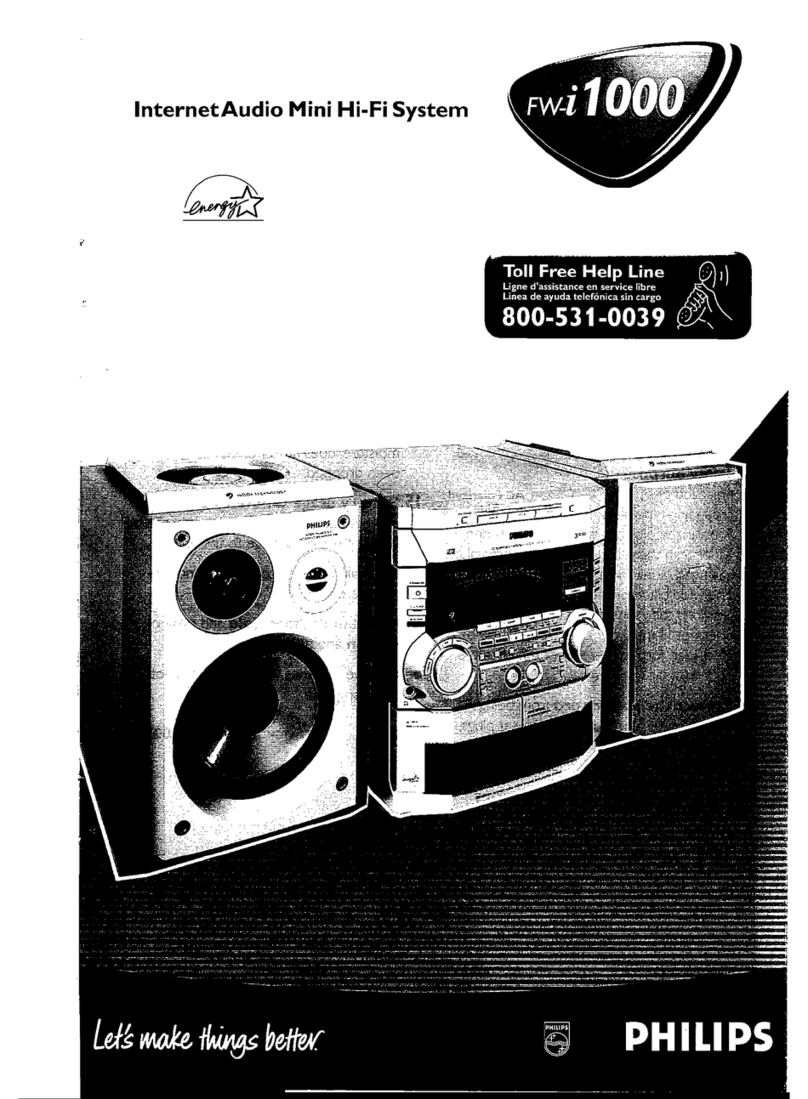 Philips FW-i1000 User manual