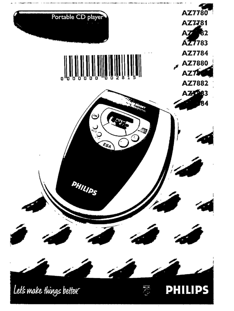 Philips AZ7780 User manual