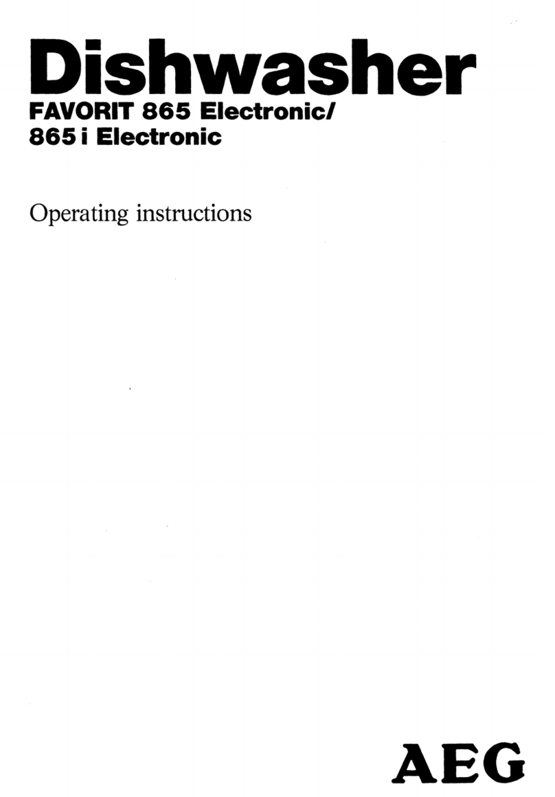AEG Favorit 865 i ELECTRONIC User manual