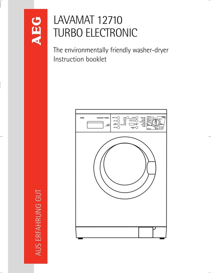 AEG LAVAMAT 12710 TURBO ELECTRONIC User manual