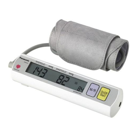 Panasonic EW254 - ARM BP MONITOR User manual