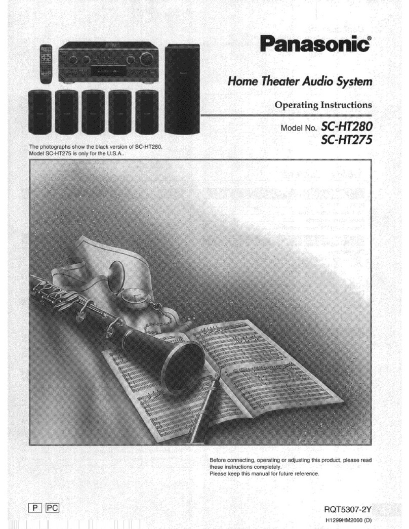 Panasonic SC-HT280 User manual