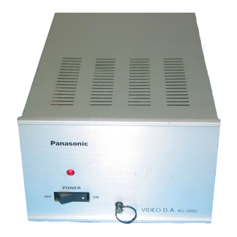 Panasonic WJ300C - SWITCHER/CONTROLLER User manual Panasonic WJ300C - SWITCHER/CONTROLLER User manual