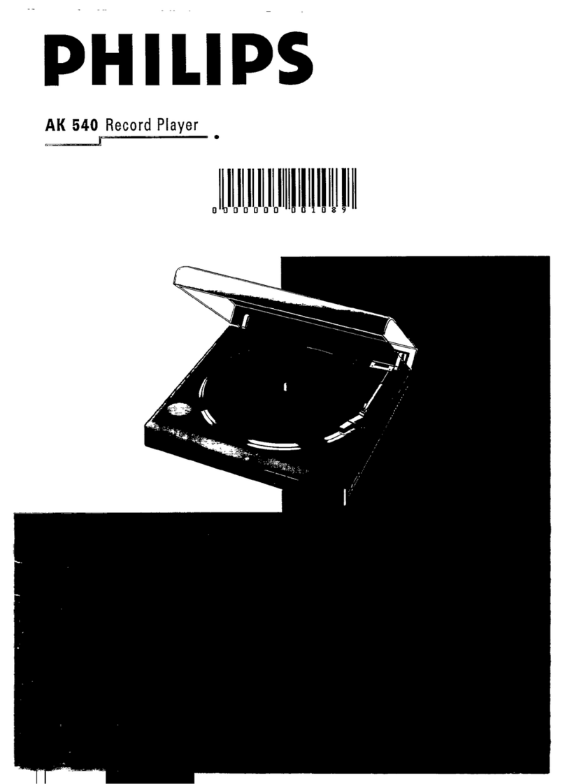 Philips AK 540 quick guide